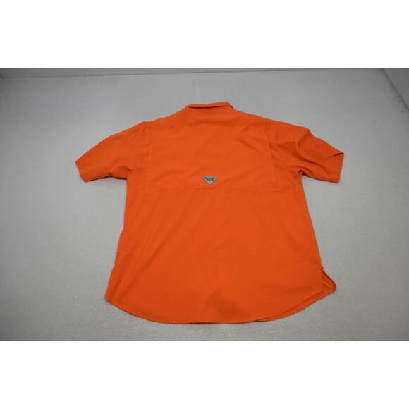 Columbia PFG Omni-Shade Auburn Tigers Vented Fishing Shirt Mens Sz Large - Picture 9 of 11